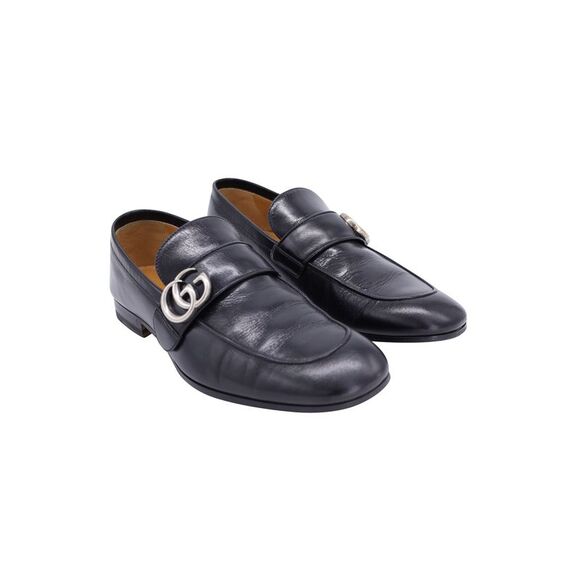 Gucci GG Marmont Loafers in Black Leather - Picture 4 of 8